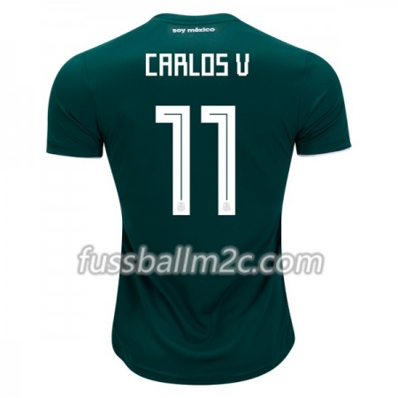 Fußballtrikots Mexiko Carlos V 11 Heim Trikotsatz WM 2018